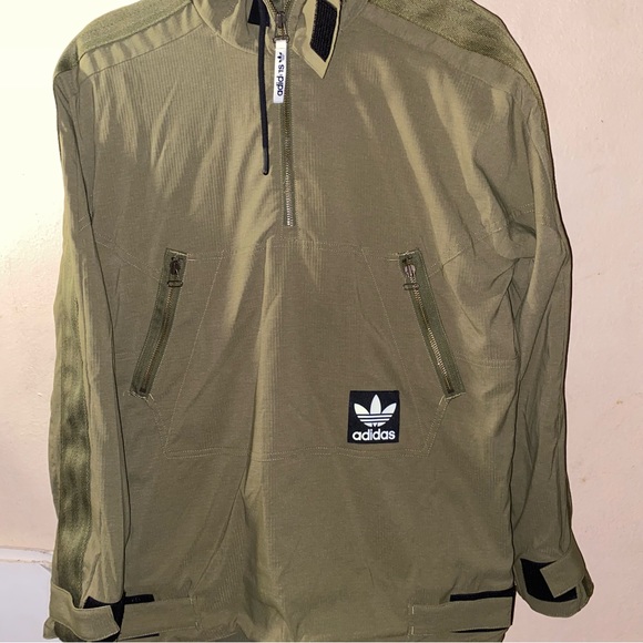 adidas Originals Brand Pack Pull Over Hoodie In Green - Picture 4 of 10